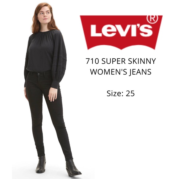 Levi's Denim - Levi's 710 Super Skinny Women's Jeans Size 25